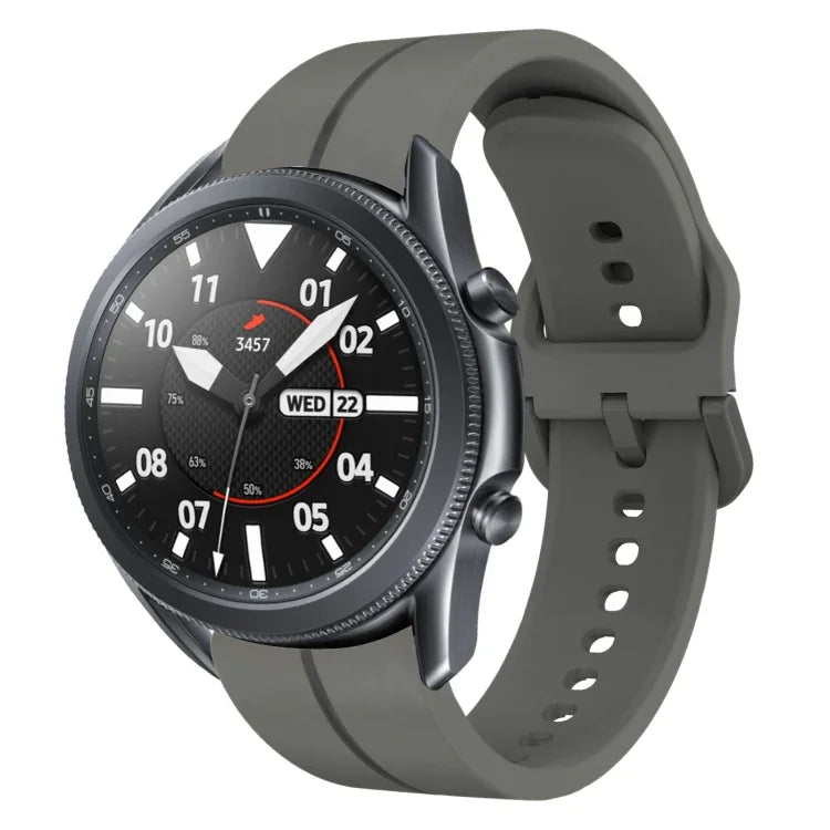 22mm Loop Silicone Watch Band, For Samsung Galaxy Watch3 45mm, For Samsung Galaxy Watch 46mm, For Samsung Gear S3 Classic, For Samsung Gear S3 Frontier