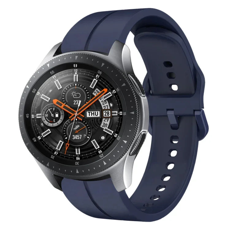22mm Loop Silicone Watch Band, For Samsung Galaxy Watch3 45mm, For Samsung Galaxy Watch 46mm, For Samsung Gear S3 Classic, For Samsung Gear S3 Frontier