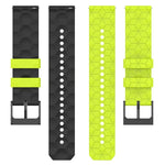 22mm Football Pattern Two-Color Silicone Watch Band, For Samsung Galaxy Watch3 45mm, For Samsung Galaxy Watch 46mm, For Samsung Gear S3 Classic, For Samsung Gear S3 Frontier