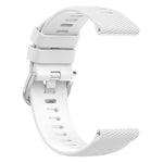 20mm Cross Textured Solid Color Silicone Watch Band, For Garmin Forerunner Sq2 Music