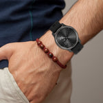 20mm Cross Textured Solid Color Silicone Watch Band, For Garmin Forerunner Sq2 Music