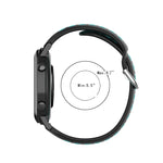 20mm Perforated Breathable Sports Silicone Watch Band, For Amazfit GTS 4, For Amazfit GTS 3, For Amazfit GTS 2E