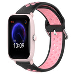 20mm Perforated Breathable Sports Silicone Watch Band, For Amazfit GTR 42MM, For Amazfit Pop Pro, For Amazfit Pop