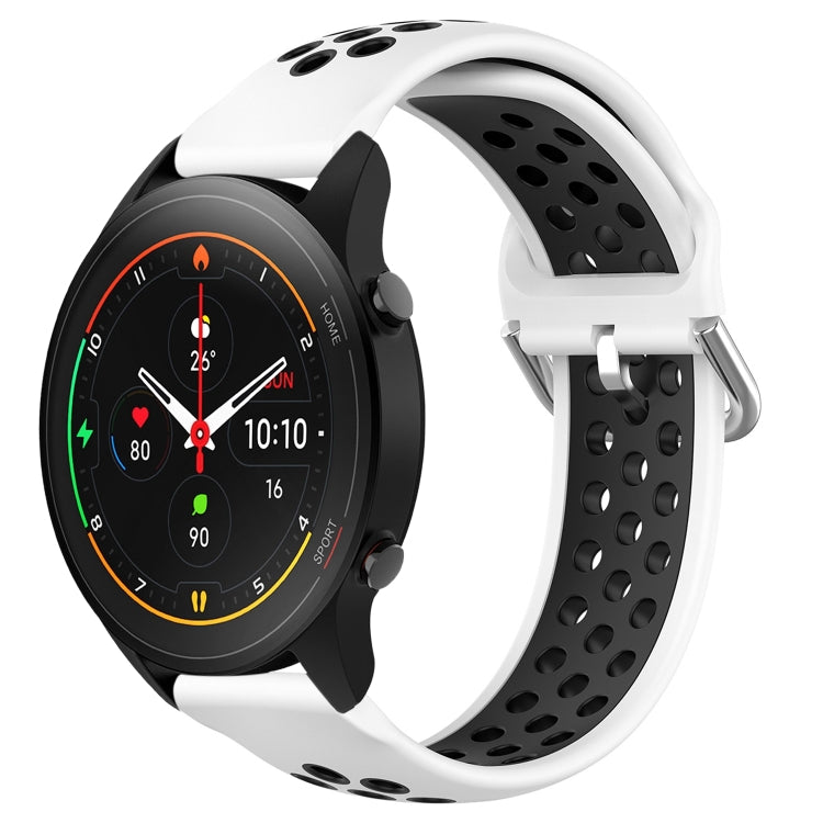 22mm Perforated Breathable Sports Silicone Watch Band, For Xiaomi MI Watch S1 Pro, For Xiaomi Watch S1 Active, For Xiaomi MI Watch Color 2