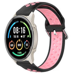 22mm Perforated Breathable Sports Silicone Watch Band, For Xiaomi MI Watch Sport, For Xiaomi Haylou RT2 LS10, For  Xiaomi Haylou RS4 LS12