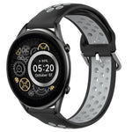 22mm Perforated Breathable Sports Silicone Watch Band, For Xiaomi MI Watch Sport, For Xiaomi Haylou RT2 LS10, For  Xiaomi Haylou RS4 LS12