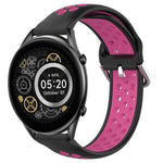 22mm Perforated Breathable Sports Silicone Watch Band, For Xiaomi MI Watch Sport, For Xiaomi Haylou RT2 LS10, For  Xiaomi Haylou RS4 LS12