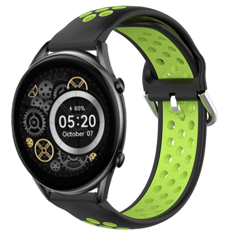 22mm Perforated Breathable Sports Silicone Watch Band, For Xiaomi MI Watch Sport, For Xiaomi Haylou RT2 LS10, For  Xiaomi Haylou RS4 LS12