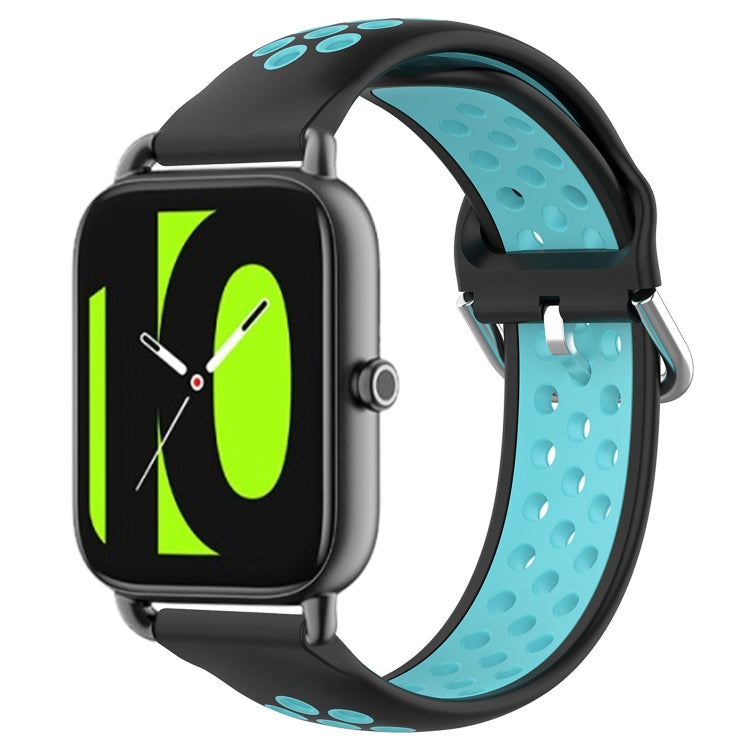 22mm Perforated Breathable Sports Silicone Watch Band, For Xiaomi MI Watch Sport, For Xiaomi Haylou RT2 LS10, For  Xiaomi Haylou RS4 LS12
