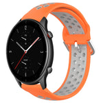 22mm Perforated Breathable Sports Silicone Watch Band, For Amazfit GTR 3 Pro, For Amazfit GTR 2e, For Amazfit GTR 2