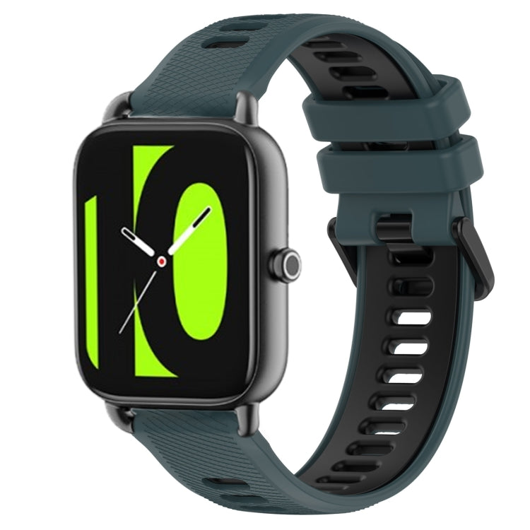 22mm Sports Two-Color Silicone Watch Band, For Xiaomi Haylou RT2 LS10, For  Xiaomi Haylou RS4 LS12