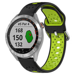 20mm Breathable Two-Color Silicone Watch Band, For Garmin Vivoactive3 Music, For Garmin Venu 2 Plus, For Garmin Approach S40