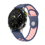 22mm Sports Breathable Silicone Watch Band, For Garmin MARQ Athlete Gen 2, For Garmin Instinct Crossover, For Garmin Instinct Crossover Solar, For Garmin Fenix 7