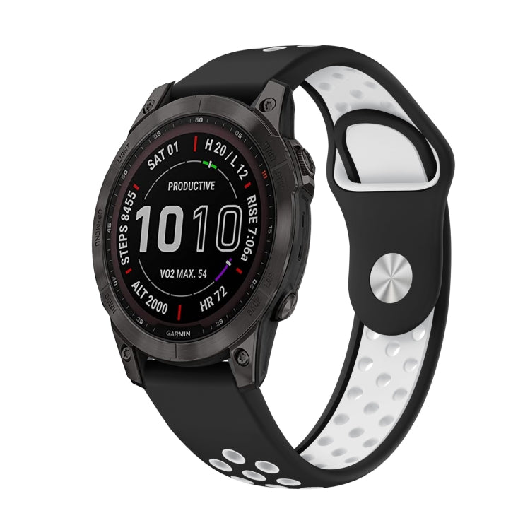 22mm Sports Breathable Silicone Watch Band, For Garmin MARQ Athlete Gen 2, For Garmin Instinct Crossover, For Garmin Instinct Crossover Solar, For Garmin Fenix 7