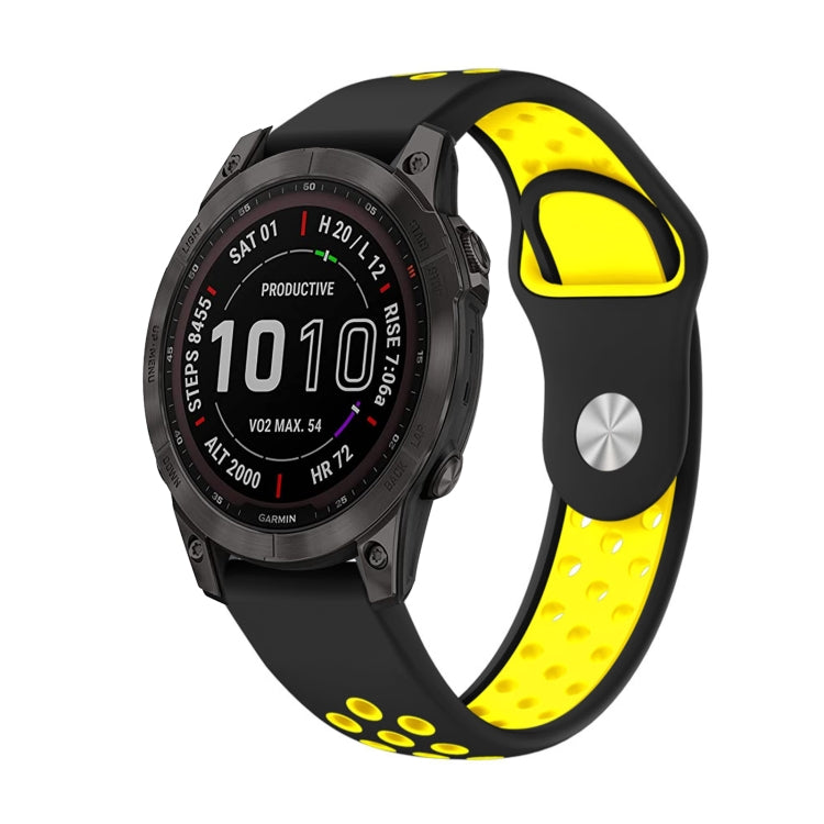 22mm Sports Breathable Silicone Watch Band, For Garmin MARQ Athlete Gen 2, For Garmin Instinct Crossover, For Garmin Instinct Crossover Solar, For Garmin Fenix 7