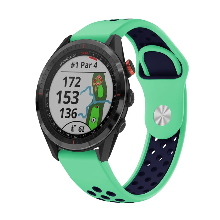 22mm Sports Breathable Silicone Watch Band, For Garmin Fenix 7 Solar, For Garmin Fenix 7 Sapphire Solar, For Garmin EPIX Gen 2, For Garmin Approach S62