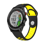 22mm Sports Breathable Silicone Watch Band, For Garmin Fenix 7 Solar, For Garmin Fenix 7 Sapphire Solar, For Garmin EPIX Gen 2, For Garmin Approach S62