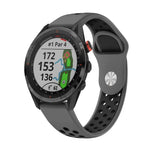 22mm Sports Breathable Silicone Watch Band, For Garmin Fenix 7 Solar, For Garmin Fenix 7 Sapphire Solar, For Garmin EPIX Gen 2, For Garmin Approach S62
