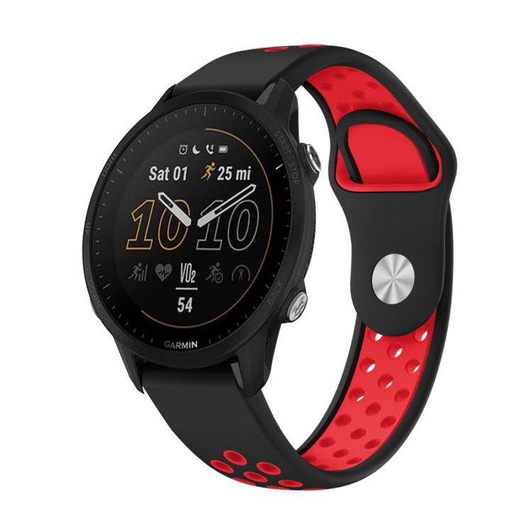 22mm Sports Breathable Silicone Watch Band, For Garmin Fenix 5 Plus, For Garmin Quatix 5, For Garmin Quatix 5 Sapphire, For Garmin Forerunner 955