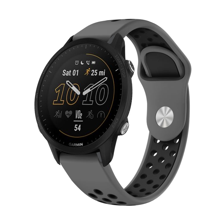22mm Sports Breathable Silicone Watch Band, For Garmin Fenix 5 Plus, For Garmin Quatix 5, For Garmin Quatix 5 Sapphire, For Garmin Forerunner 955