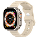 Reverse Buckle Dot Texture Silicone Watch Band, For Apple Watch SE 2022 44mm, For Apple Watch 7 41mm, For Apple Watch 7 45mm, For Apple Watch SE 40mm