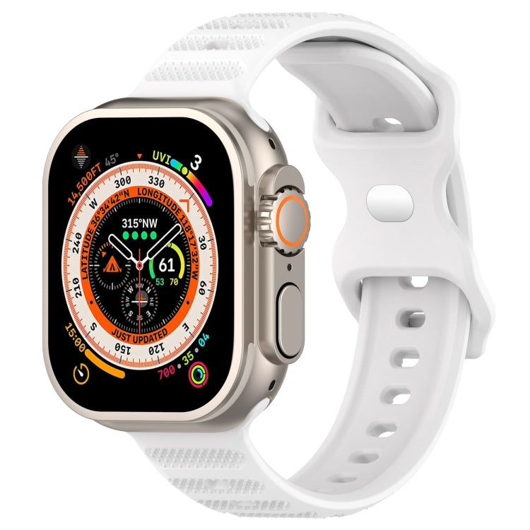 Reverse Buckle Dot Texture Silicone Watch Band, For Apple Watch SE 2022 44mm, For Apple Watch 7 41mm, For Apple Watch 7 45mm, For Apple Watch SE 40mm