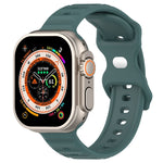 Reverse Buckle Dot Texture Silicone Watch Band, For Apple Watch SE 2022 44mm, For Apple Watch 7 41mm, For Apple Watch 7 45mm, For Apple Watch SE 40mm