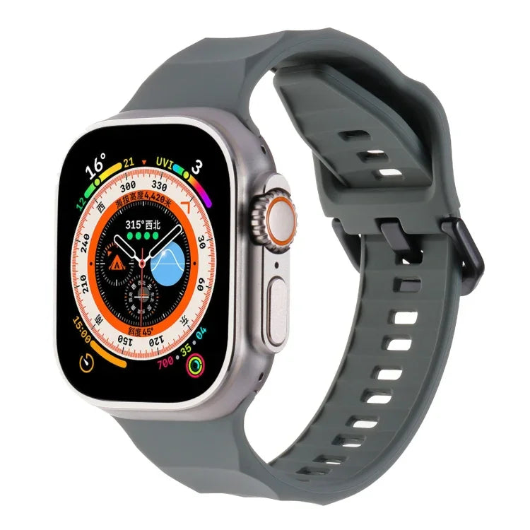 Ripple Silicone Sports Watch Band, For Apple Watch 2 42mm, For Apple Watch 42mm