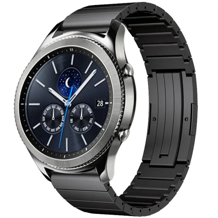 One Bead Titanium Alloy Watch Band, For Samsung Galaxy Watch 3 45mm, For Samsung Gear S3 Classic, For Samsung Gear S3 Frontier, For Samsung Galaxy Watch 46mm, For Samsung Galaxy Watch 42mm