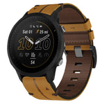 Leather Textured 22mm Watch Band, For Garmin Fenix E 47mm, For Garmin Fenix 8 MIP 47mm, For Garmin Fenix 8 AMOLED 47mm, For Garmin Fenix 7 Pro 47mm, For Garmin Epix Pro 47mm, For Garmin MARQ Athlete Gen 2, For Garmin MARQ Commander                     ...