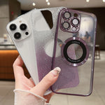 Gradient Glitter Electroplating MagSafe TPU Phone Case, For iPhone 14, For iPhone 14 Pro, For iPhone 14 Pro Max, For iPhone 13 Pro Max, For iPhone 13 Pro, For iPhone 13