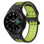 Two-Color Breathable Silicone Watch Band, For Samsung  Galaxy Watch 4 Classic 42mm