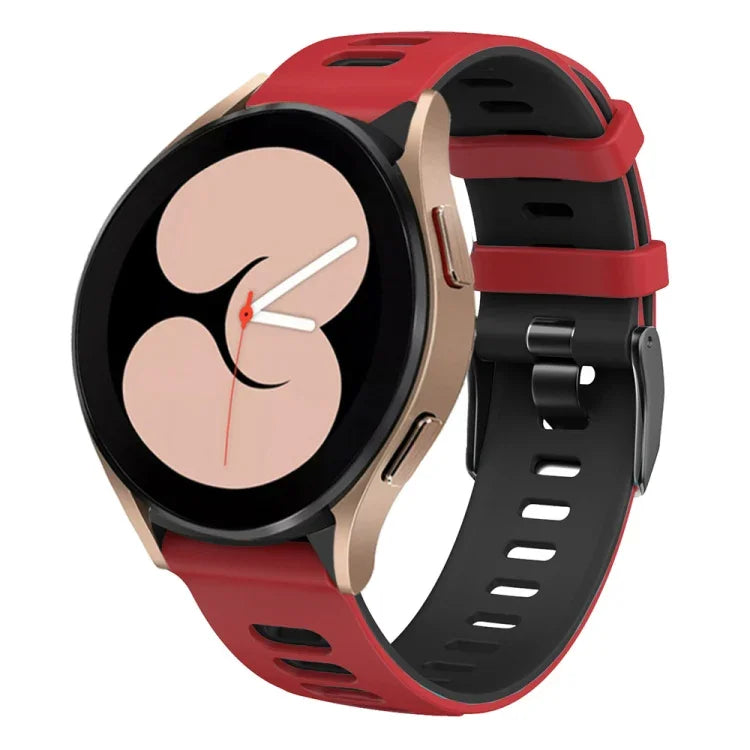 20mm Two-color Silicone Watch Band, For Samsung Galaxy Watch 5  40mm
