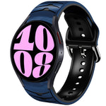 Curved Texture Silicone Watch Band, For Samsung Galaxy Watch 6 Classic 47mm, For Samsung Galaxy Watch 6 44mm, For Samsung Galaxy Watch 6 40mm