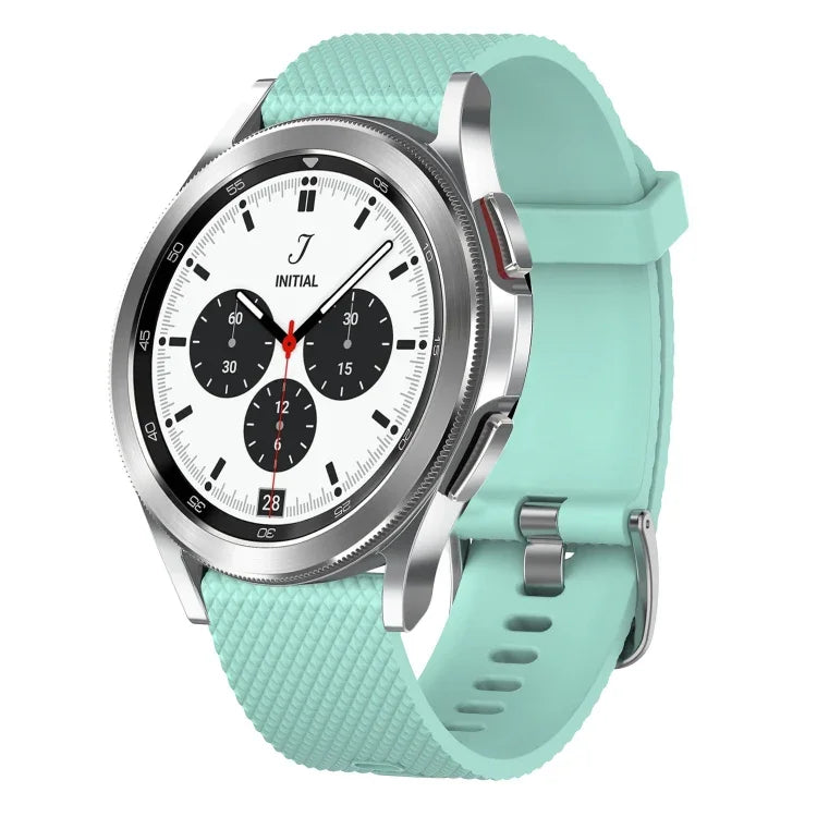 20mm Diamond Textured Silicone Watch Band, For Samsung  Galaxy Watch 4 Classic 42mm, For Samsung Galaxy Watch Active 2 44mm, For Samsung Galaxy Watch Active 2 40mm, For Samsung Galaxy Watch 42mm