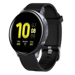 20mm Diamond Textured Silicone Watch Band, For Samsung  Galaxy Watch 4 Classic 42mm, For Samsung Galaxy Watch Active 2 44mm, For Samsung Galaxy Watch Active 2 40mm, For Samsung Galaxy Watch 42mm