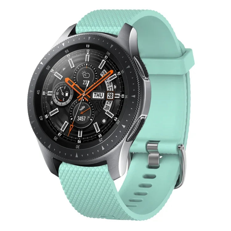 20mm Diamond Textured Silicone Watch Band, For Samsung  Galaxy Watch 4 Classic 42mm, For Samsung Galaxy Watch Active 2 44mm, For Samsung Galaxy Watch Active 2 40mm, For Samsung Galaxy Watch 42mm