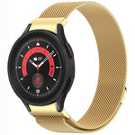 Button Style Milan Magnetic Metal Watch Band, For Samsung Galaxy Watch 6 Classic, For Samsung Galaxy Watch5 / 5 Pro, For Samsung Galaxy Watch4 / 4 Classic 46mm, For Samsung Galaxy Watch3 41mm