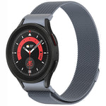 Button Style Milan Magnetic Metal Watch Band, For Samsung Galaxy Watch 6 Classic, For Samsung Galaxy Watch5 / 5 Pro, For Samsung Galaxy Watch4 / 4 Classic 46mm, For Samsung Galaxy Watch3 41mm