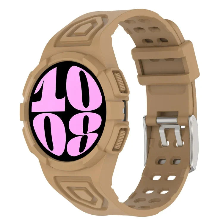 TPU Integrated Silicone Watch Band, For Samsung Galaxy Watch6 44mm, For Samsung Galaxy Watch6 40mm