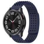 20mm Holes Breathable 3D Dots Silicone Watch Band, For Samsung Galaxy Watch 6 Classic 43mm, For Samsung Galaxy watch 5 Pro Golf Edition, For Samsung Galaxy watch 5 Golf Edition