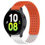 20mm Holes Breathable 3D Dots Silicone Watch Band, For Samsung Galaxy Watch 5  44mm, For Samsung Galaxy Watch 5 Pro  45mm, For Samsung Galaxy Watch 5  40mm