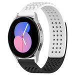 20mm Holes Breathable 3D Dots Silicone Watch Band, For Samsung Galaxy Watch 5  44mm, For Samsung Galaxy Watch 5 Pro  45mm, For Samsung Galaxy Watch 5  40mm