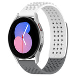 20mm Holes Breathable 3D Dots Silicone Watch Band, For Samsung Galaxy Watch 5  44mm, For Samsung Galaxy Watch 5 Pro  45mm, For Samsung Galaxy Watch 5  40mm