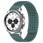 20mm Holes Breathable 3D Dots Silicone Watch Band, For Samsung  Galaxy Watch 4 Classic 42mm, For Samsung Galaxy Watch Active 2 44mm, For Samsung Galaxy Watch Active 2 40mm