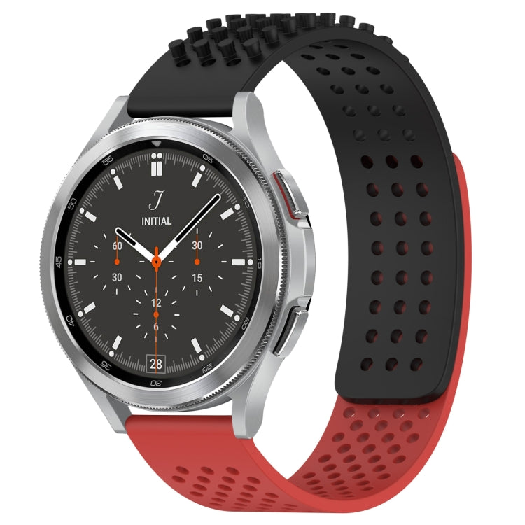 20mm Holes Breathable 3D Dots Silicone Watch Band, For Samsung Galaxy Watch 4 44mm, For Samsung Galaxy Watch 4 40mm, For Samsung  Galaxy Watch 4 Classic 46mm