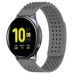 20mm Holes Breathable 3D Dots Silicone Watch Band, For Samsung  Galaxy Watch 4 Classic 42mm, For Samsung Galaxy Watch Active 2 44mm, For Samsung Galaxy Watch Active 2 40mm