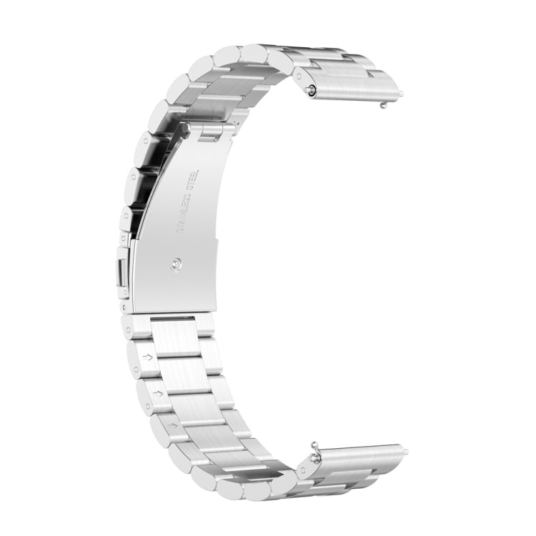 Three Bead Stainless Steel Metal Watch Band, For Huawei Watch GT4 46mm
