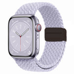 Nylon Woven Magnetic Fold Buckle Watch Band, For Apple Watch Series 9 41mm, For Apple Watch Ultra 49mm
