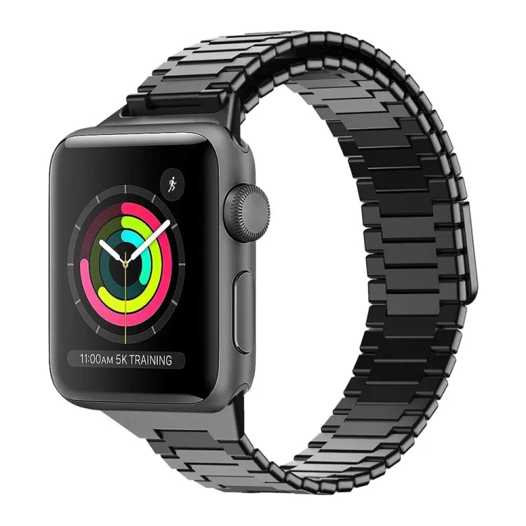Bamboo Magnetic Stainless Steel Metal Watch Strap, For Apple Watch Series 3 38mm, For Apple Watch Series 3 42mm